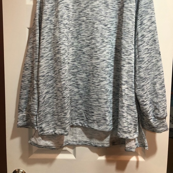 White Birch Shirt Gray and White Long-Sleeved Top 2X NWOT - Picture 2 of 6